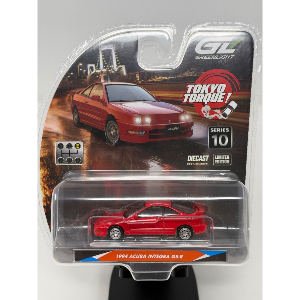 Greenlight Tokyo Torque Series 10 1994 Acura Integra GS-R Red 1:64 Diecast Car
